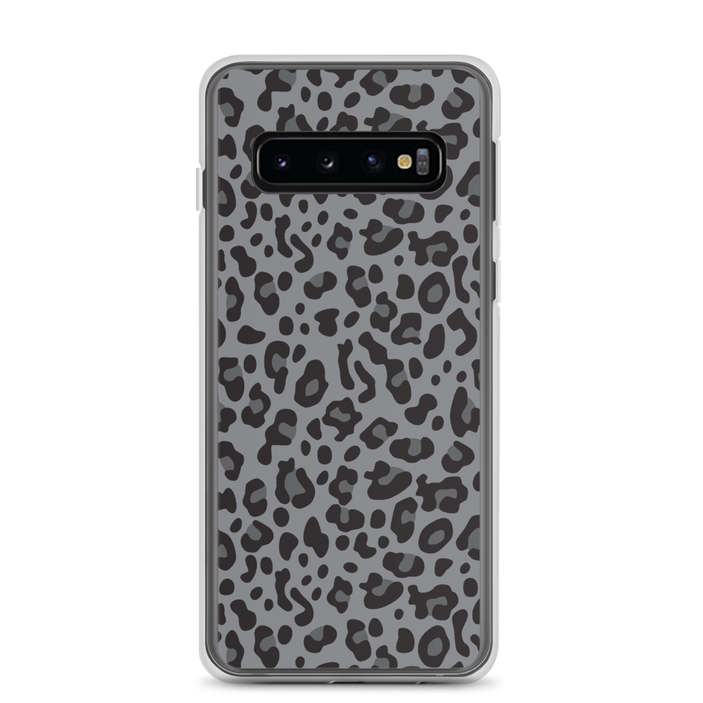 Samsung Galaxy S10 Grey Leopard Print Samsung Case by Design Express