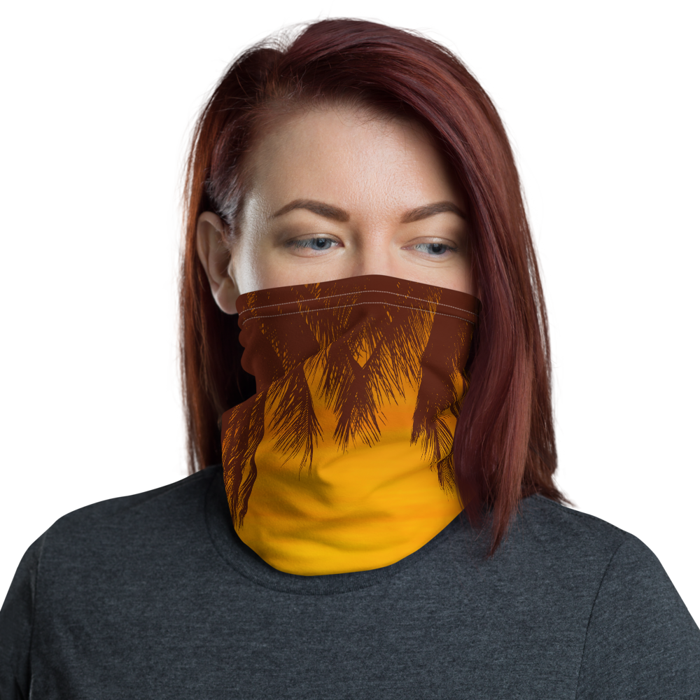 Default Title Tropical Sunset Neck Gaiter Masks by Design Express