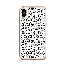 Black & White Leopard Print iPhone Case by Design Express