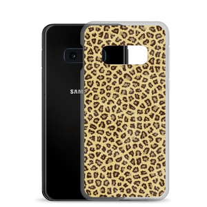 Yellow Leopard Print Samsung Case by Design Express