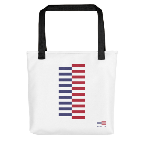 Default Title America Tower Pattern Tote bag Totes by Design Express