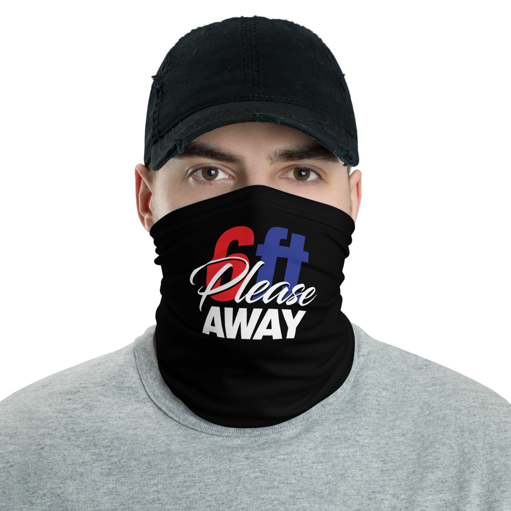 Default Title 6ft Please Away RBW Neck Gaiter Masks by Design Express