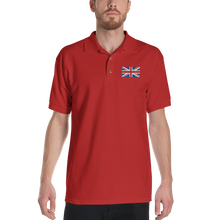 United Kingdom Flag "Solo" Embroidered Polo Shirt by Design Express