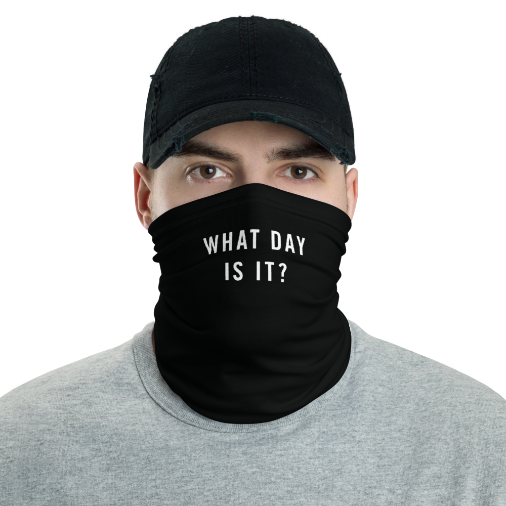 Default Title What Day Is It? Neck Gaiter Masks by Design Express