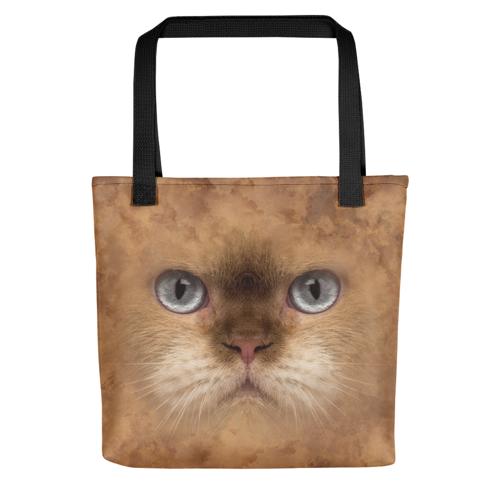 Black British Cat Tote bag Totes by Design Express