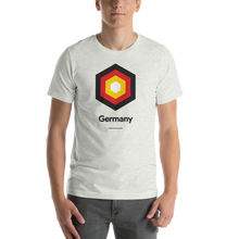 Ash / S Germany "Hexagon" Unisex T-Shirt by Design Express