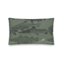 Default Title Army Green Catfish Rectangle Premium Pillow by Design Express