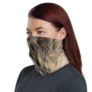 Wolf Fur Neck Gaiter Masks by Design Express