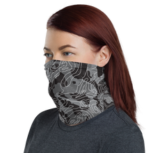 Grey Black Camoline Neck Gaiter by Design Express