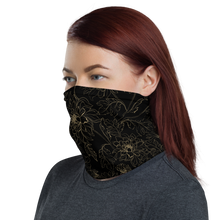 Golden Floral Neck Gaiter by Design Express