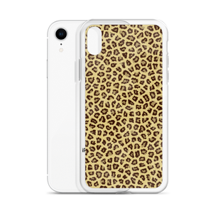 Yellow Leopard Print iPhone Case by Design Express