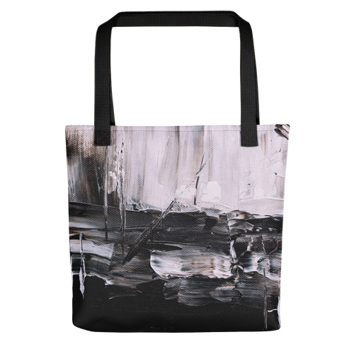 Default Title Black & White Abstract Painting Tote Bag by Design Express