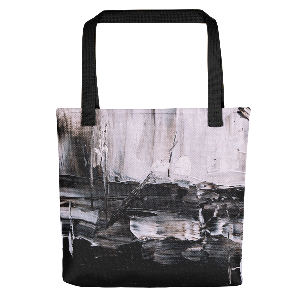 Default Title Black & White Abstract Painting Tote Bag by Design Express