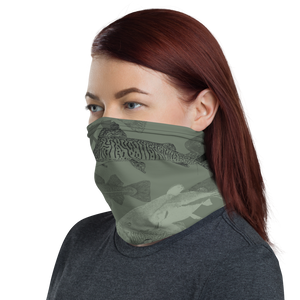 Army Green Catfish Neck Gaiter by Design Express