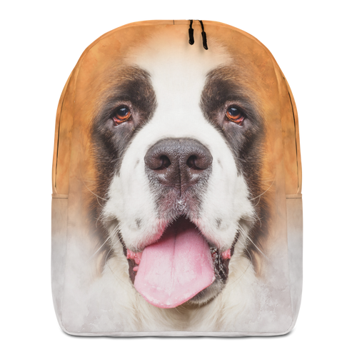 Default Title Saint Bernard Dog Minimalist Backpack by Design Express