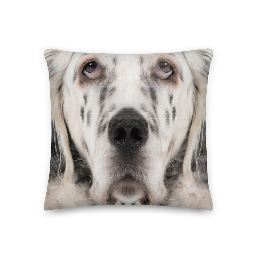 18×18 English Setter Premium Pillow by Design Express