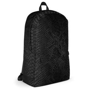 Black Snake Skin Backpack by Design Express