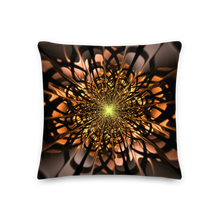 18×18 Abstract Flower 02 Square Premium Pillow by Design Express