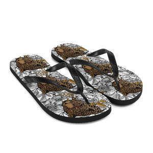 Leopard Head Flip-Flops by Design Express