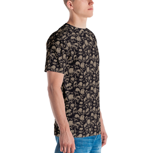 Skull Pattern Men's T-shirt by Design Express