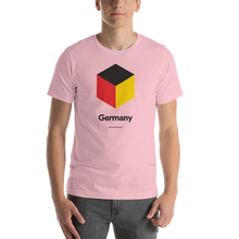 Pink / S Germany "Cubist" Unisex T-Shirt by Design Express