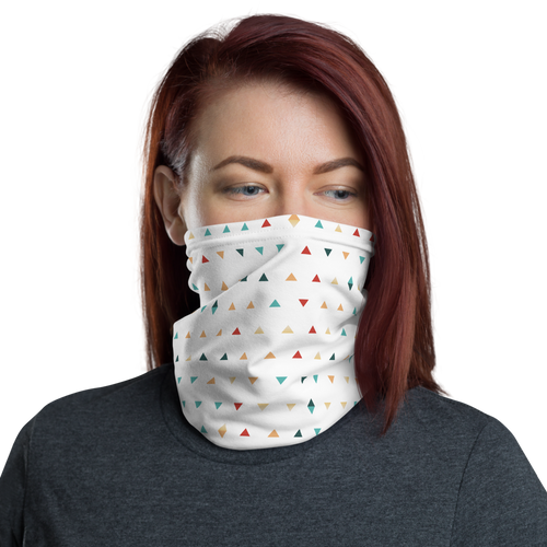 Default Title Scattered Triangles Neck Gaiter Masks by Design Express