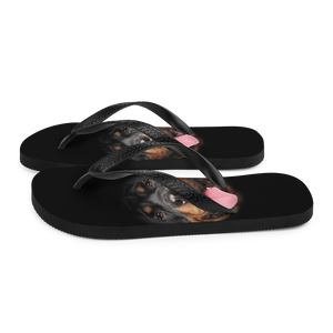 Rottweiler Dog Flip-Flops by Design Express