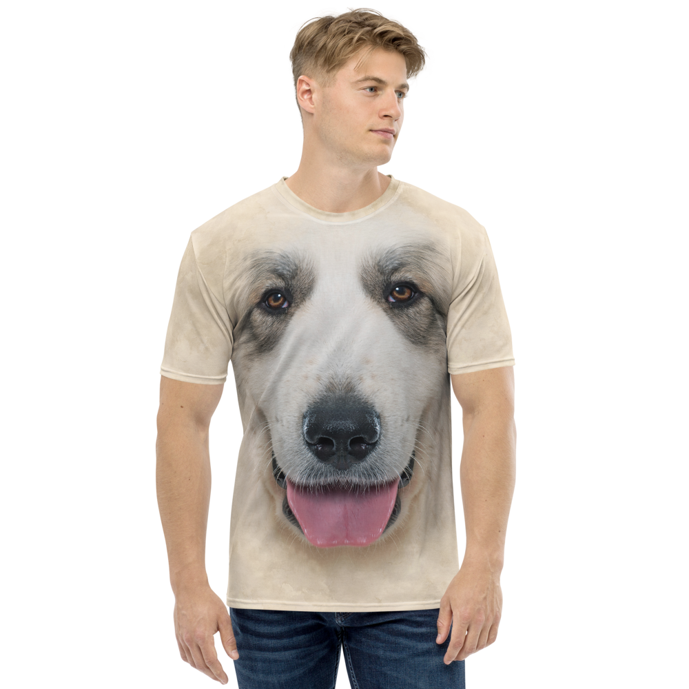 XS Great Pyrenees Dog Men's T-shirt by Design Express