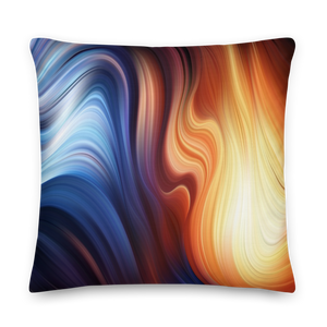 Canyon Swirl Square Premium Pillow by Design Express