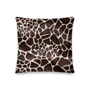 Giraffe Square Premium Pillow by Design Express