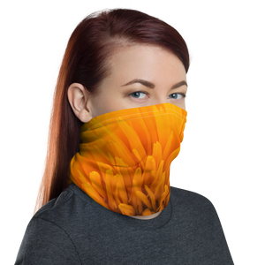 Yellow Flower Neck Gaiter Masks by Design Express