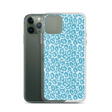 Teal Leopard Print iPhone Case by Design Express