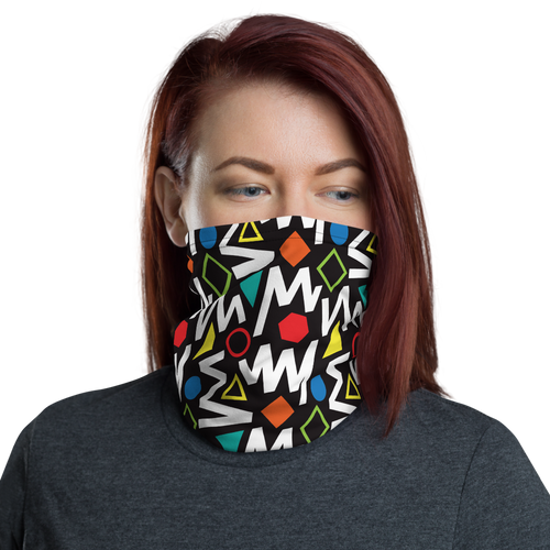 Default Title Pop Geometrical Pattern Neck Gaiter Masks by Design Express