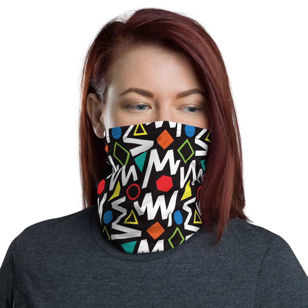 Default Title Pop Geometrical Pattern Neck Gaiter Masks by Design Express