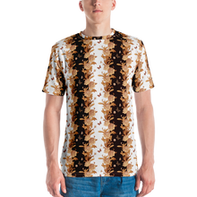 XS Gold Baroque Men's T-shirt by Design Express