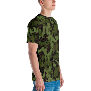 Green Camoline Men's T-shirt by Design Express