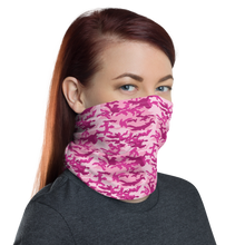 Brighter Pink Camo Neck Gaiter Masks by Design Express