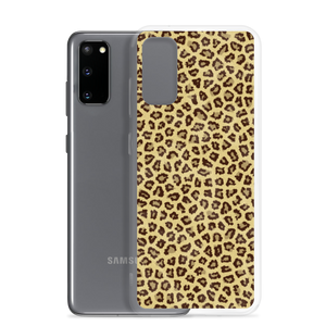 Yellow Leopard Print Samsung Case by Design Express