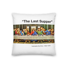 The Last Supper White Square Premium Pillow by Design Express