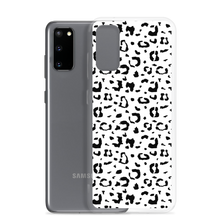 Black & White Leopard Print Samsung Case by Design Express