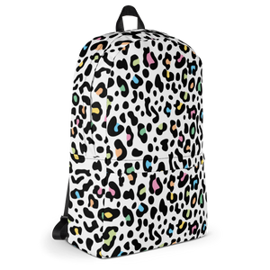 Color Leopard Print Backpack by Design Express