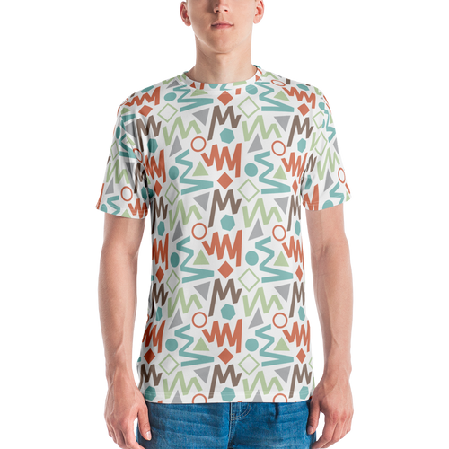 XS Soft Geometrical Pattern 02 Men's T-shirt by Design Express