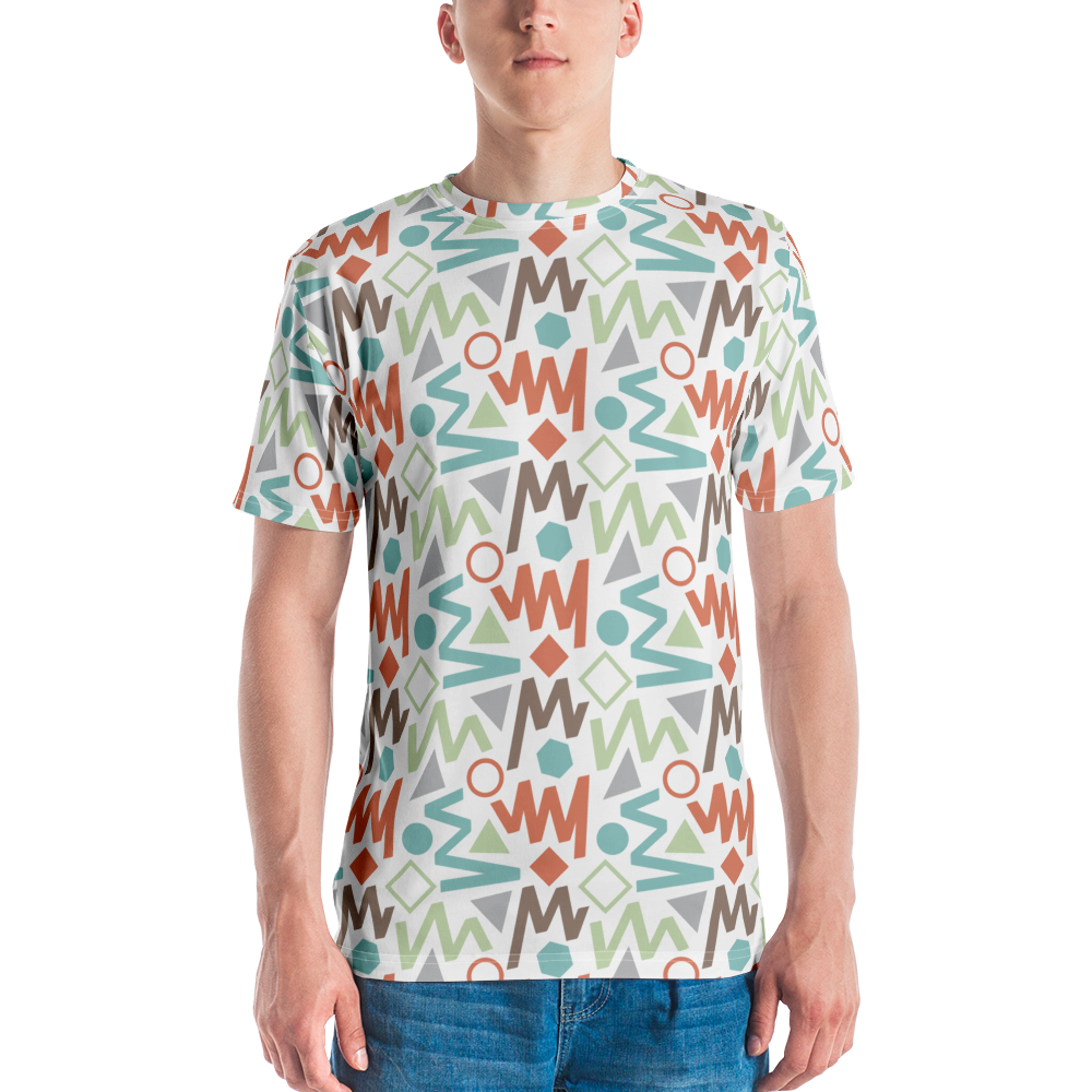 XS Soft Geometrical Pattern 02 Men's T-shirt by Design Express