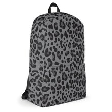 Grey Leopard Print Backpack by Design Express