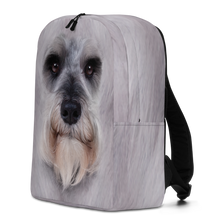 Schnauzer Dog Minimalist Backpack by Design Express