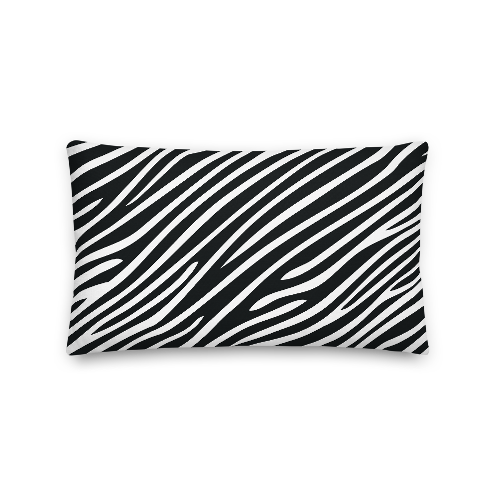 20×12 Zebra Print Premium Pillow by Design Express