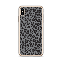 Grey Leopard Print iPhone Case by Design Express