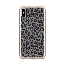 Grey Leopard Print iPhone Case by Design Express