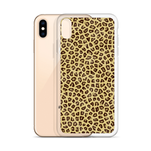 Yellow Leopard Print iPhone Case by Design Express