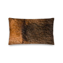 Bison Fur Rectangle Premium Pillow by Design Express